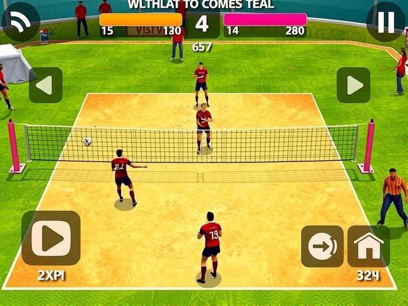 Gujarat Volley Pioneers Gameplay Screenshot